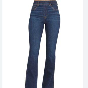 Spanx high-rise flare jeans